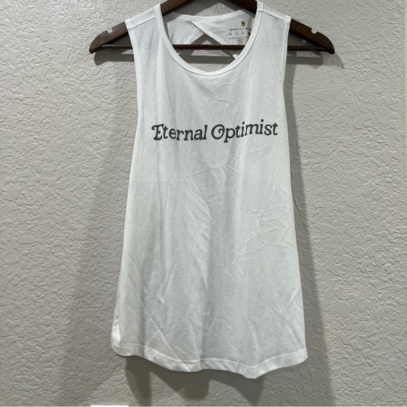 Spiritual Gangster Eternal Optimist Namaste Top Size Large - Picture 8 of 9